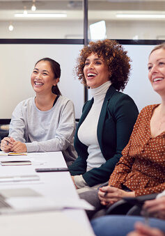 group of ladies listening to teacher
